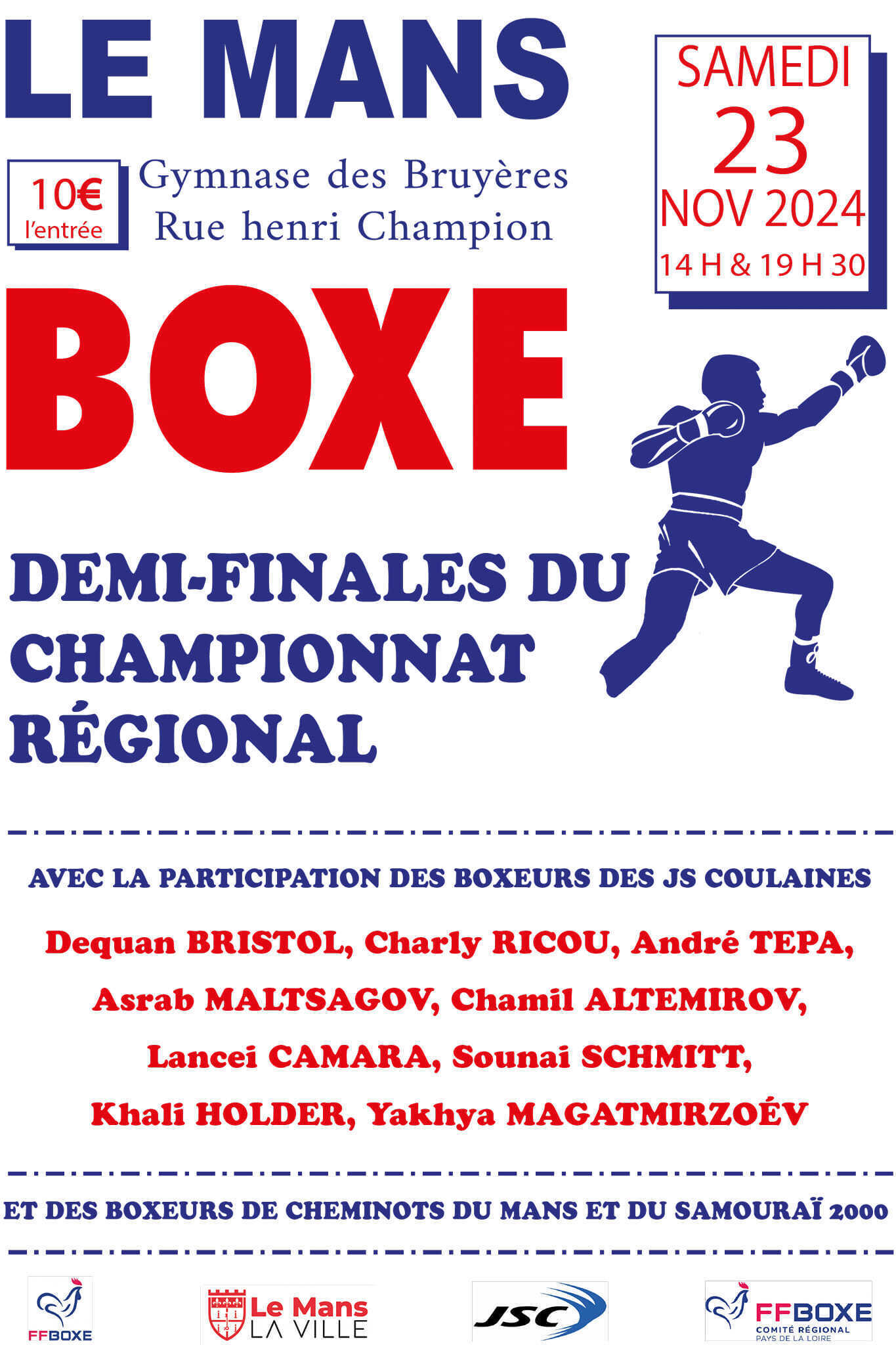 Demi-finales championnat régional boxe