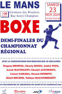 Demi-finales championnat régional boxe